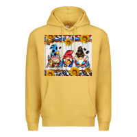 Antique Gold hockey gnomes Premium Hoodie - AdoDesignShop