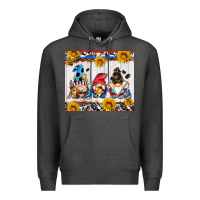 Charcoal Heather hockey gnomes Premium Hoodie - AdoDesignShop