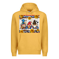 Mustard hockey gnomes Premium Hoodie - AdoDesignShop