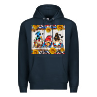 Navy hockey gnomes Premium Hoodie - AdoDesignShop