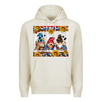 Oatmeal Heather hockey gnomes Premium Hoodie - AdoDesignShop