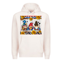 Pale Pink hockey gnomes Premium Hoodie - AdoDesignShop