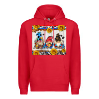 Red hockey gnomes Premium Hoodie - AdoDesignShop