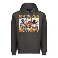 Smoke hockey gnomes Premium Hoodie - AdoDesignShop