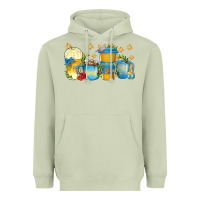 Matcha hanukkah coffee cups Heavyweight Hoodie - texasbilliewilder