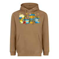 Toasted Coconut hanukkah coffee cups Heavyweight Hoodie - texasbilliewilder
