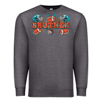 Charcoal Heather brother American football Premium Sweatshirt - Zillion Design Studio
