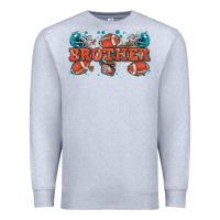 Heather Grey brother American football Premium Sweatshirt - Zillion Design Studio