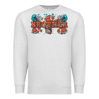 Oatmeal Heather brother American football Premium Sweatshirt - Zillion Design Studio