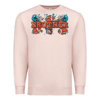 Pale Pink brother American football Premium Sweatshirt - Zillion Design Studio