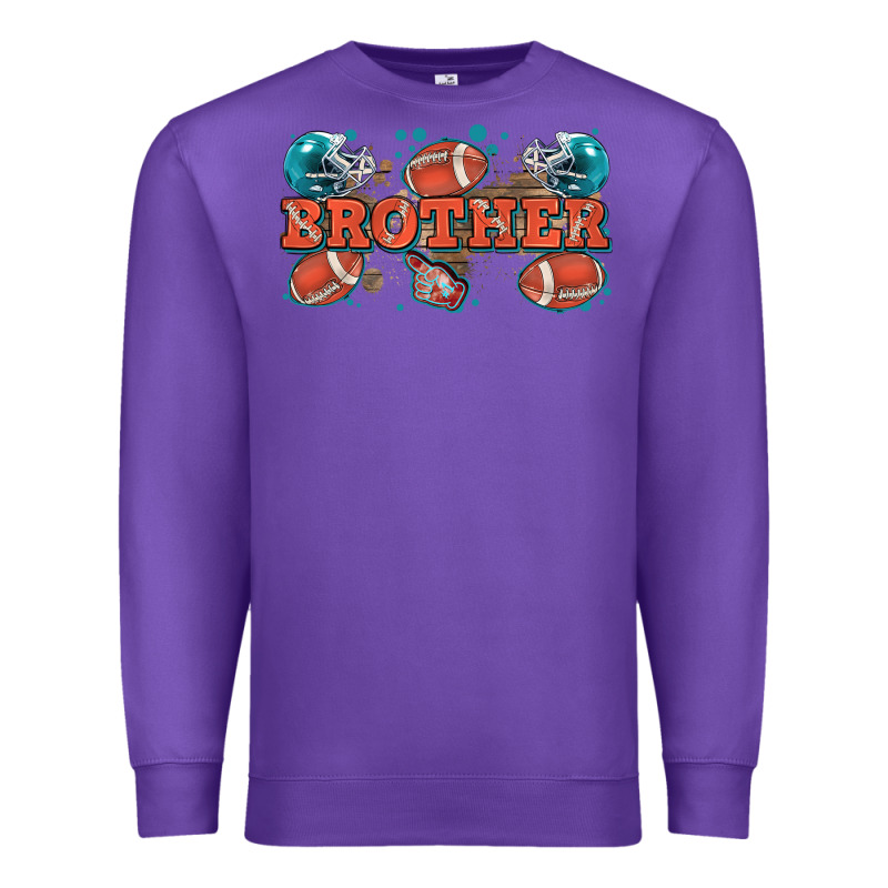 Brother American Football Premium Sweatshirt by Zillion Design Studio | Teevron