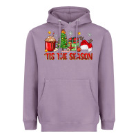 Lavender 'tis the season christmas Heavyweight Hoodie - Zillion Design Studio