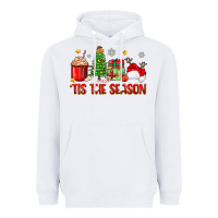 White 'tis the season christmas Heavyweight Hoodie - Zillion Design Studio