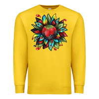 Lemon berry sunflower Premium Sweatshirt - texasbilliewilder