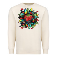 Berry Sunflower Premium Sweatshirt | Teevron