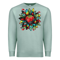 Seafoam berry sunflower Premium Sweatshirt - texasbilliewilder