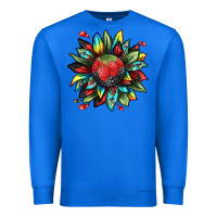 True Royal berry sunflower Premium Sweatshirt - texasbilliewilder