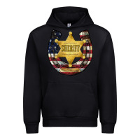 Black sheriff american flag Urban Hoodie - JahusDesignShop