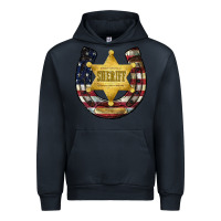 Navy sheriff american flag Urban Hoodie - JahusDesignShop