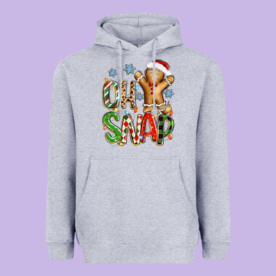 Heavyweight Hoodie oh snap christmas cookie