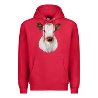 Cardinal White Cute Calf Premium Hoodie - JahusDesignShop