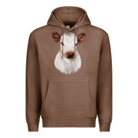 Chestnut White Cute Calf Premium Hoodie - JahusDesignShop