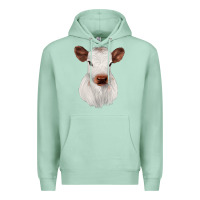 Seafoam White Cute Calf Premium Hoodie - JahusDesignShop