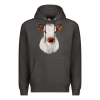 Smoke White Cute Calf Premium Hoodie - JahusDesignShop