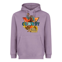 Lavender hey cowboy with sunflowers Heavyweight Hoodie - texasbilliewilder
