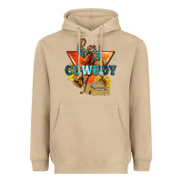 Mushroom hey cowboy with sunflowers Heavyweight Hoodie - texasbilliewilder
