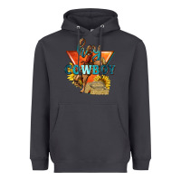 Smoke hey cowboy with sunflowers Heavyweight Hoodie - texasbilliewilder
