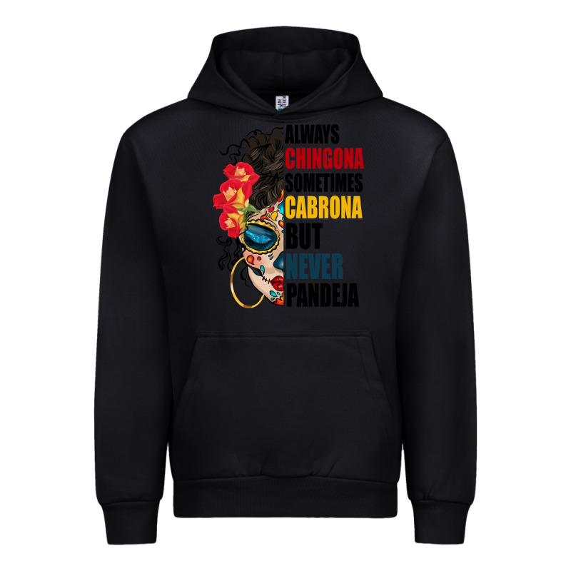 Always Chingona Sugar Skull Urban Hoodie by BundleAndBundleShop | Teevron