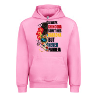 Fuchsia Pink always chingona sugar skull Urban Hoodie - BundleAndBundleShop