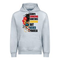 Heather Grey always chingona sugar skull Urban Hoodie - BundleAndBundleShop