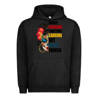 Pigment Black always chingona sugar skull Urban Hoodie - BundleAndBundleShop