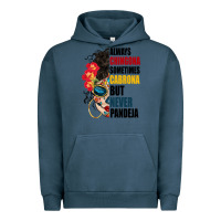 Pigment Midnight Navy always chingona sugar skull Urban Hoodie - BundleAndBundleShop