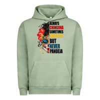 Pigment Oil Green always chingona sugar skull Urban Hoodie - BundleAndBundleShop