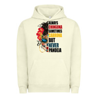Pigment Pistachio always chingona sugar skull Urban Hoodie - BundleAndBundleShop