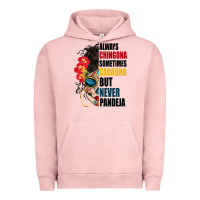 Pigment Salmon always chingona sugar skull Urban Hoodie - BundleAndBundleShop