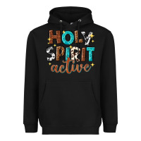 Black holy spirit active Heavyweight Hoodie - texasbilliewilder