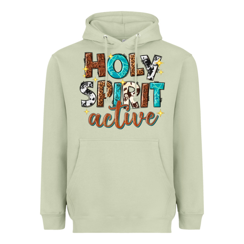 Holy Spirit Active Heavyweight Hoodie by texasbilliewilder | Teevron