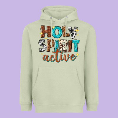 Holy Spirit Active Heavyweight Hoodie Designed By Texasbilliewilder