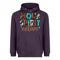 Plum holy spirit active Heavyweight Hoodie - texasbilliewilder
