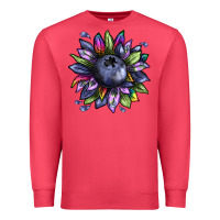 Cardinal blueberry sunflower Premium Sweatshirt - texasbilliewilder