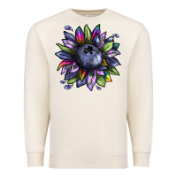 Sandshell blueberry sunflower Premium Sweatshirt - texasbilliewilder
