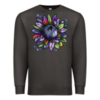 Smoke blueberry sunflower Premium Sweatshirt - texasbilliewilder