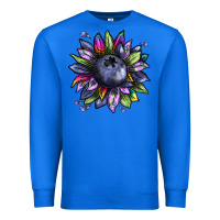 True Royal blueberry sunflower Premium Sweatshirt - texasbilliewilder