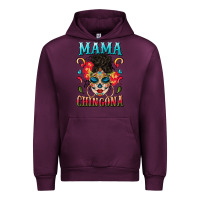 Mauve Wine mama chingona Urban Hoodie - BundleAndBundleShop
