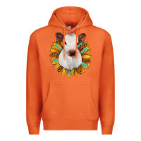 Carrot sunflower heifer Premium Hoodie - JahusDesignShop