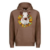 Chestnut sunflower heifer Premium Hoodie - JahusDesignShop